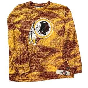 NFL WASHINGTON COMMANDERS REDSKINS LOGO SHIRT Size Medium LONG SLEEVE. NWT